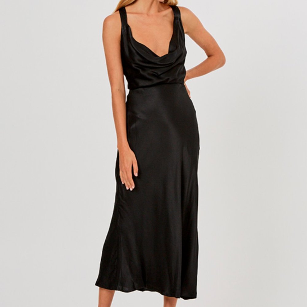 Finders Keepers Nini Silky Midi Slip Dress